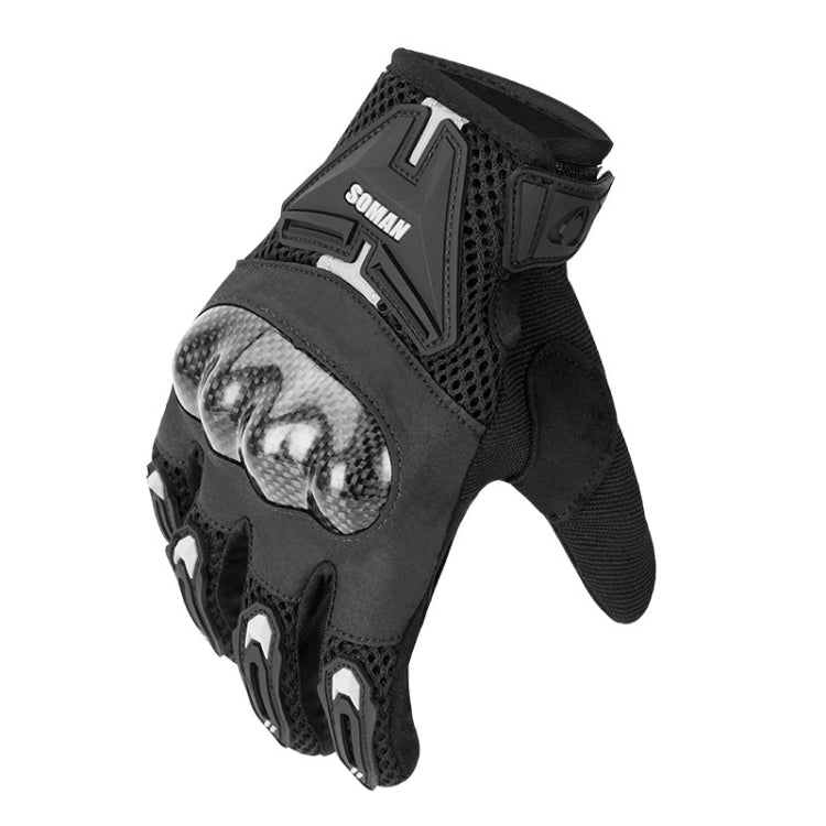 Guanti moto anticaduta in fibra di carbonio traspiranti M-XXL