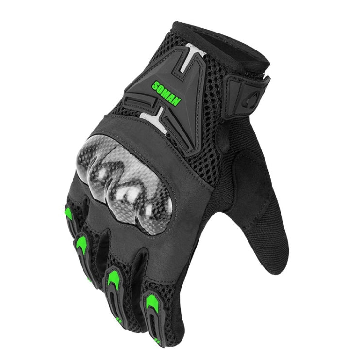 Guanti moto anticaduta in fibra di carbonio traspiranti M-XXL