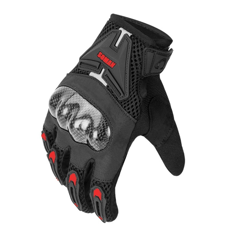 Guanti moto anticaduta in fibra di carbonio traspiranti M-XXL