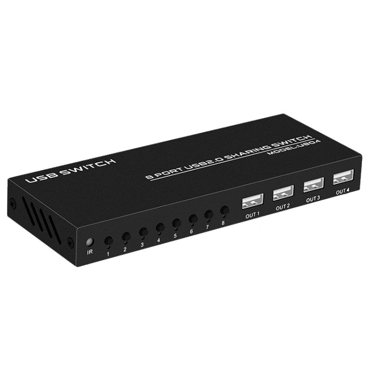 Estensore switch USB 2.0 8 ingressi 4 uscite FJ-U804