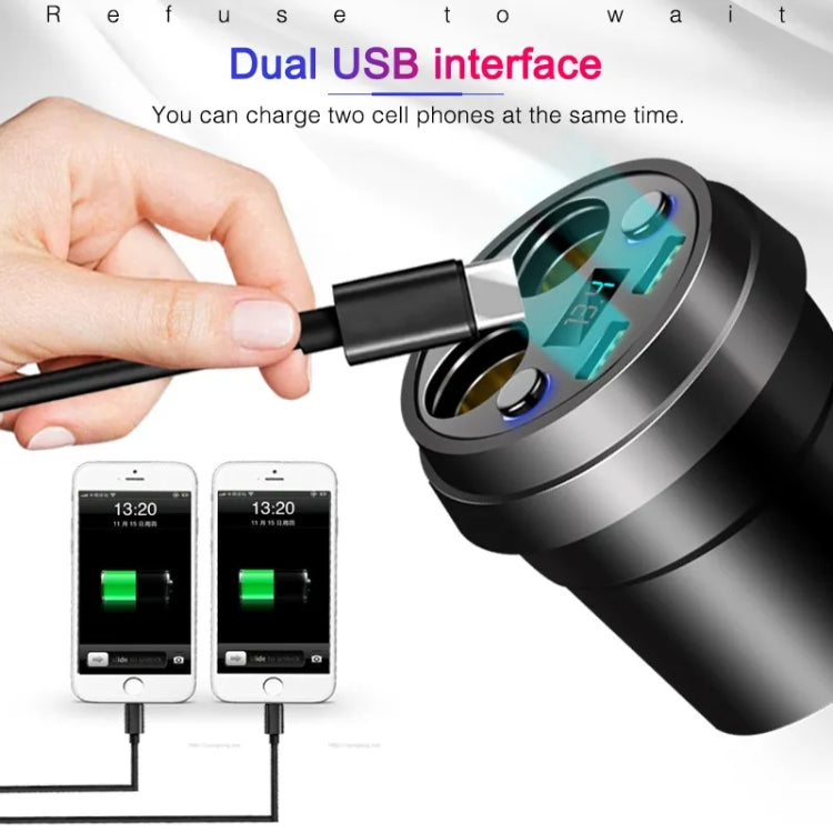 Caricatore auto doppio USB 80W con protezione IC
