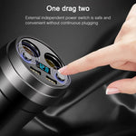 Caricatore auto doppio USB 80W con protezione IC