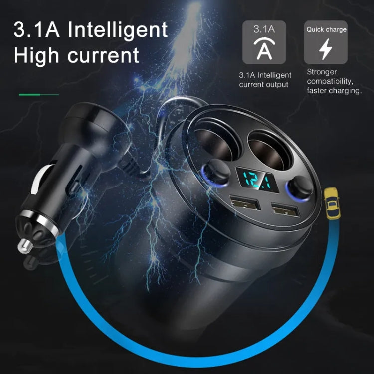 Caricatore auto doppio USB 80W con protezione IC