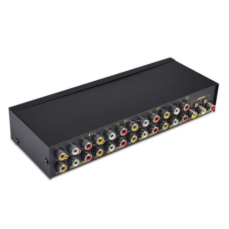 Commutatore audio video CVBS 8 ingressi 1 uscita FJ-801AV