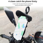 Porta cellulare antipioggia per moto con ricarica USB 5V