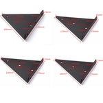 Staffa mensola muro triangolare invisibile 140x130mm