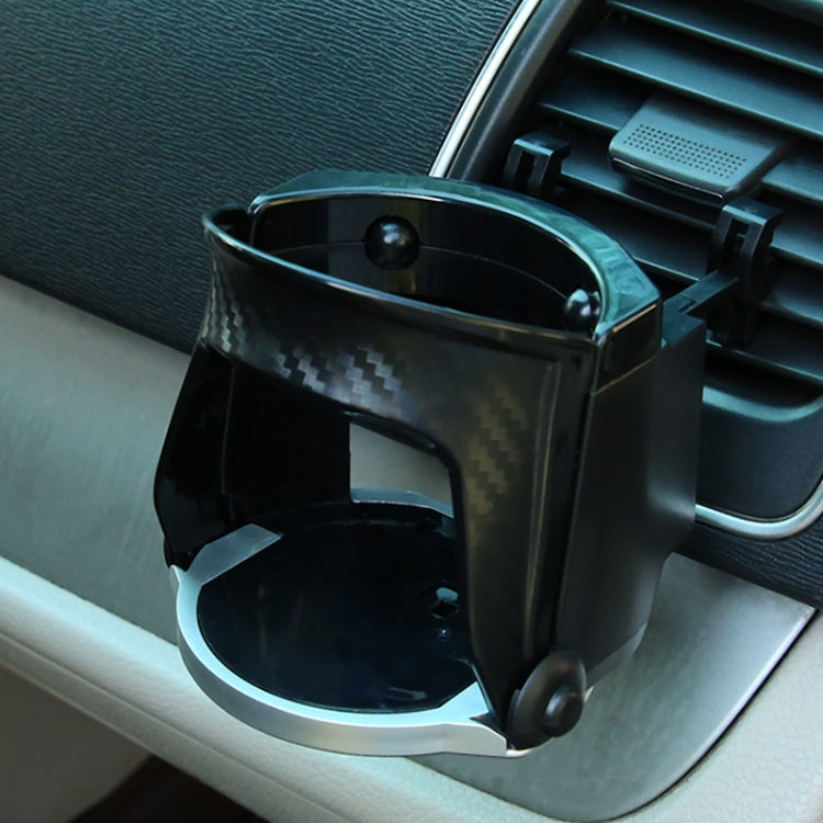 Portabicchieri auto con presa d'aria e porta cellulare