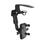 Supporto auto per cellulare con morsetto per parasole
