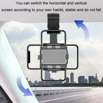 Supporto auto per cellulare con morsetto per parasole