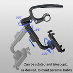 Supporto auto per cellulare con morsetto per parasole