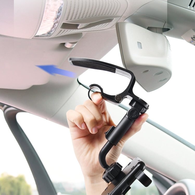 Supporto auto per cellulare con morsetto per parasole