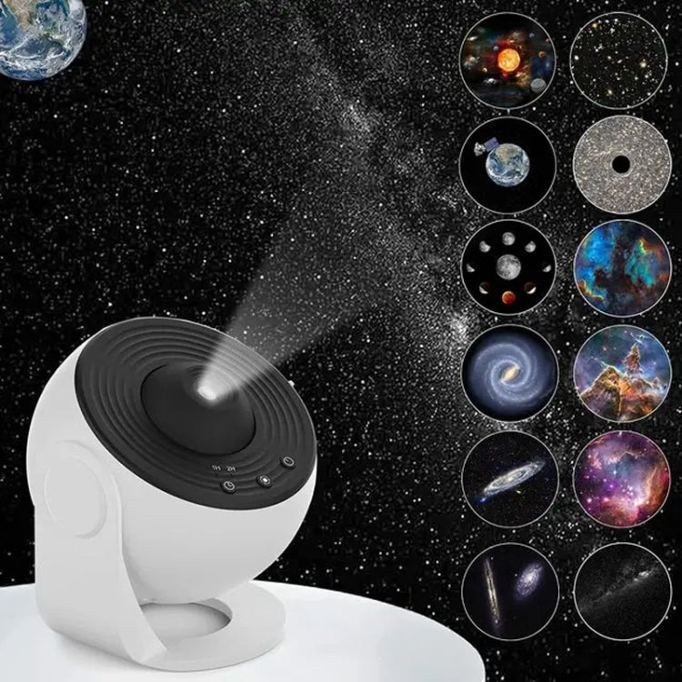 Lampada proiettore cielo stellato con 12 pellicole