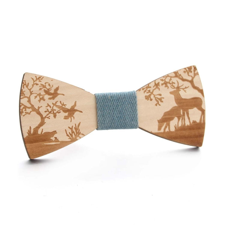 Fiocco da uomo in legno papillon elegante