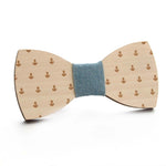 Fiocco da uomo in legno papillon elegante