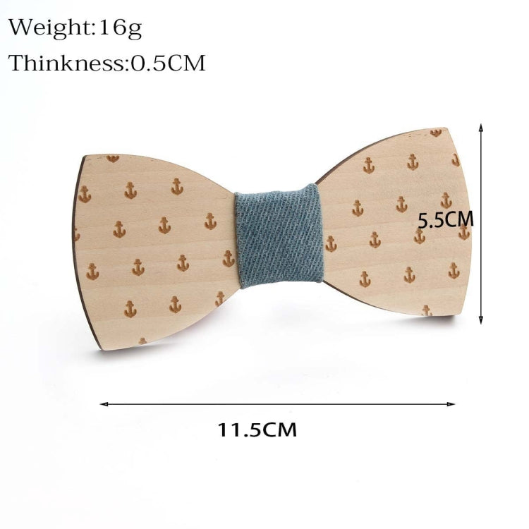 Fiocco da uomo in legno papillon elegante