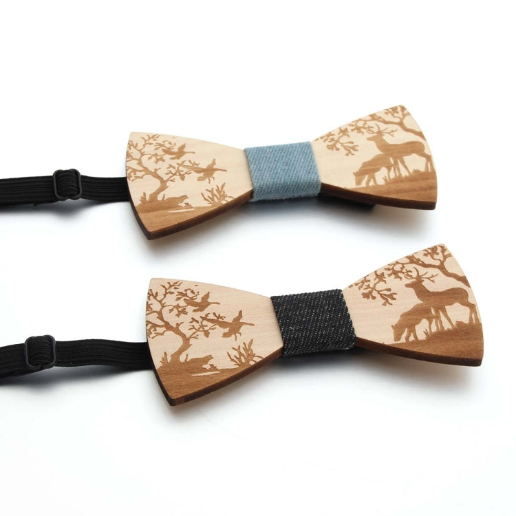 Fiocco da uomo in legno papillon elegante