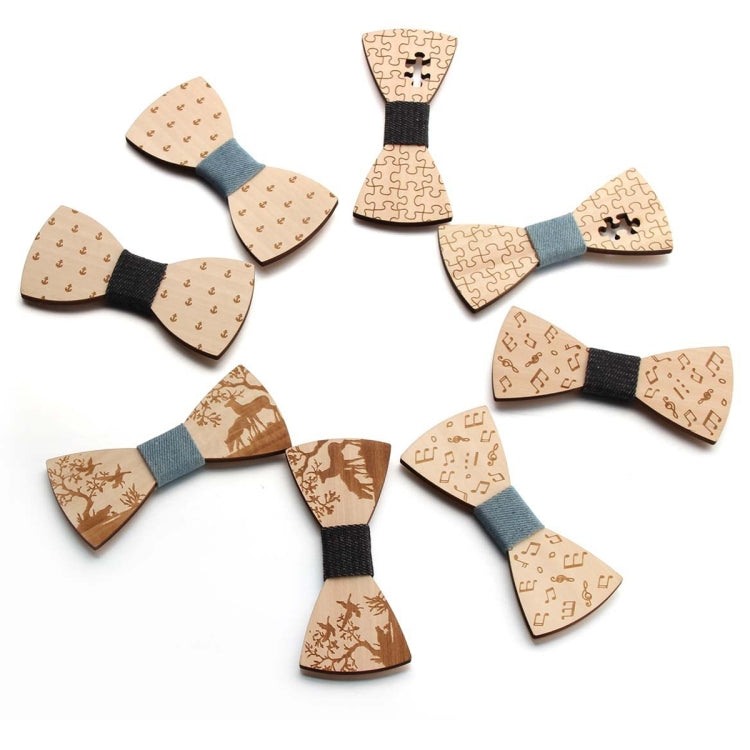 Fiocco da uomo in legno papillon elegante