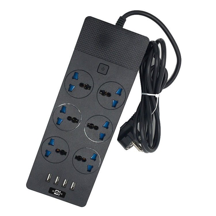 Multipresa 3000W 4 porte USB 6 prese con interruttore 2m