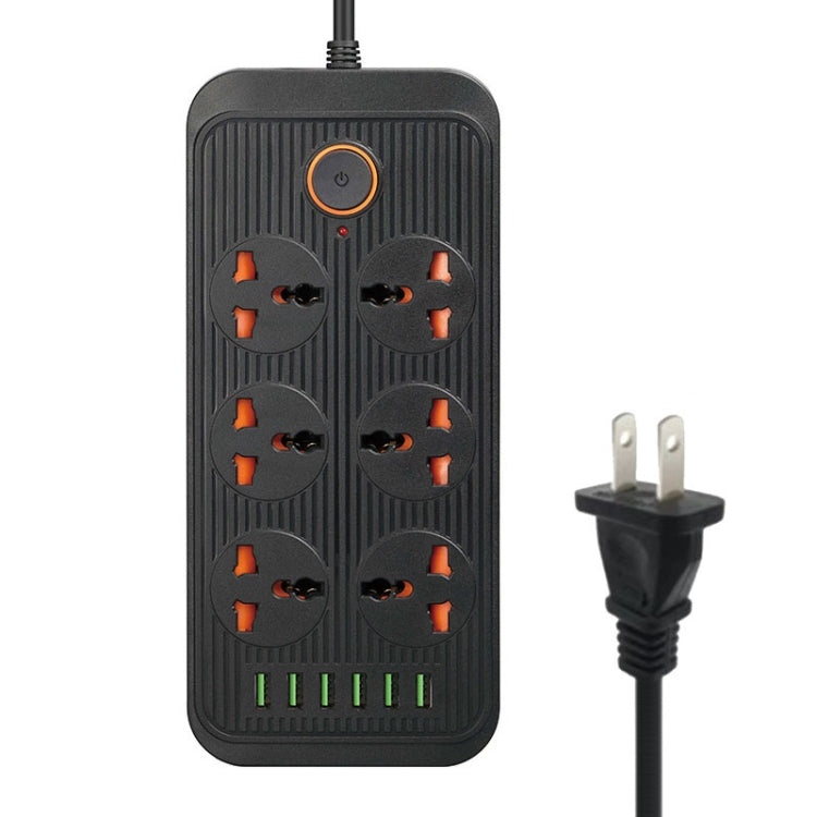 Multipresa 6 spine + 6 porte USB 3000W con interruttore