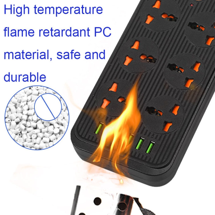 Multipresa 6 spine + 6 porte USB 3000W con interruttore