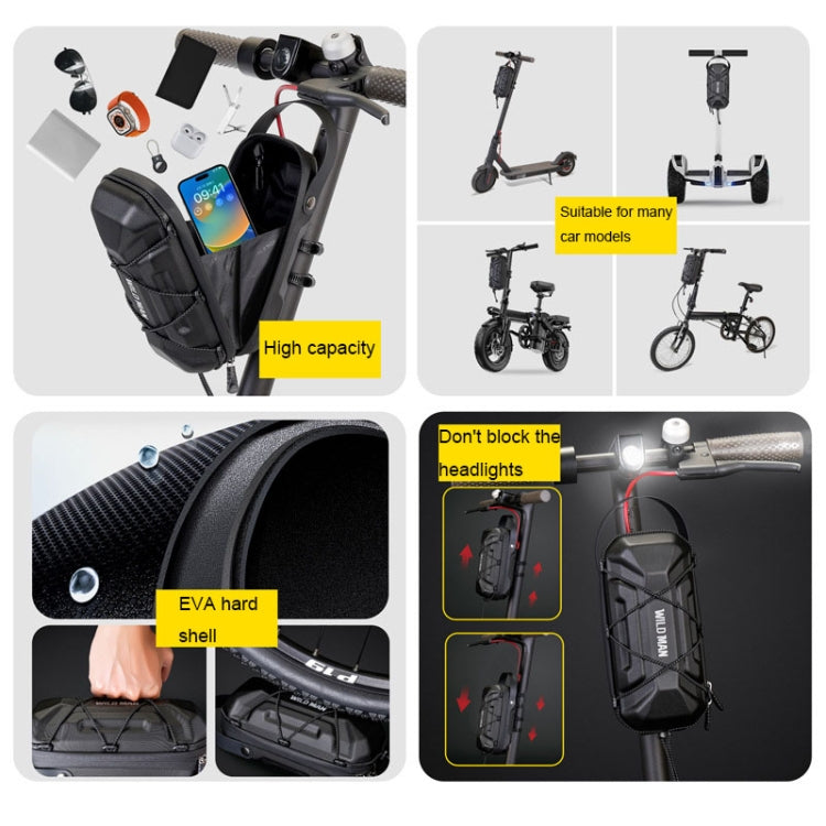 Borsa rigida da bici 2L con guscio EVA per scooter elettrico