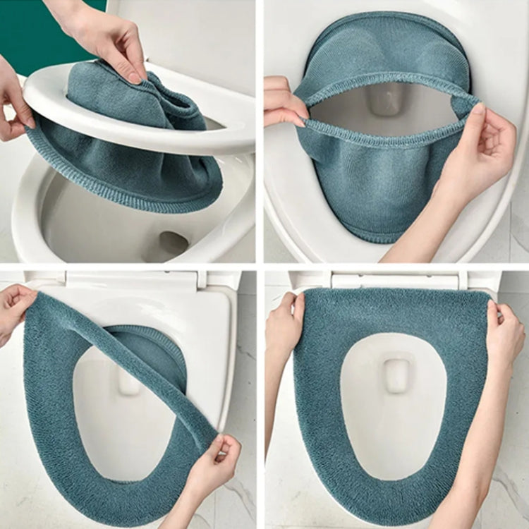 Copriwater caldo e spesso universale in maglia