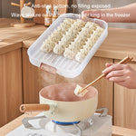 Scatola portaoggetti per gnocchi 3 strati con coperchio