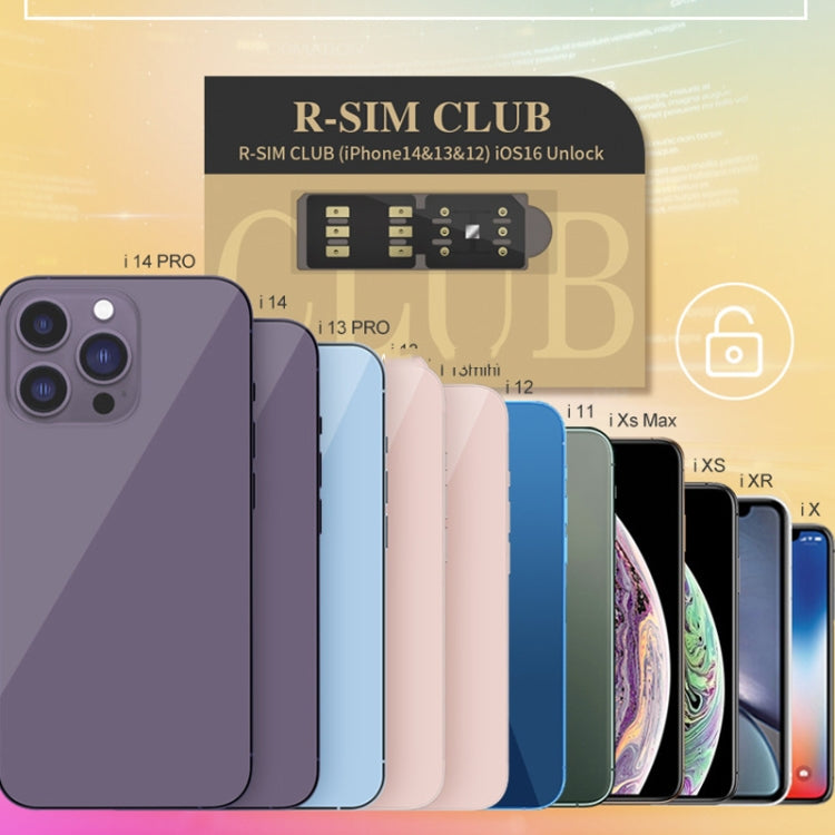 Scheda sblocco R-SIM18 CLUB per iOS16 iPhone