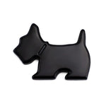 Adesivo decorativo in metallo per auto con emblema cane