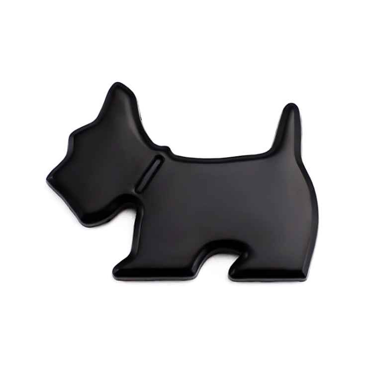 Adesivo decorativo in metallo per auto con emblema cane