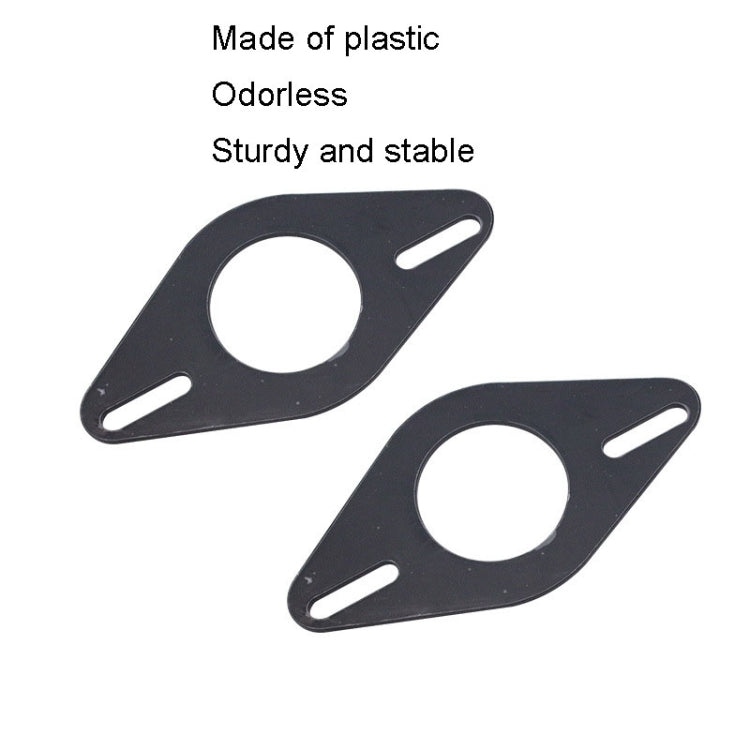 Set 2 staffe triangolari per altoparlante auto 20,5x6,5 cm