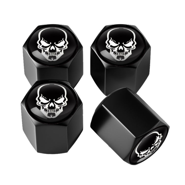 Set 4 tappi valvola in metallo per auto universali