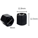 Set 4 tappi valvola in metallo per auto universali