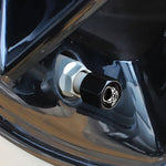 Set 4 tappi valvola in metallo per auto universali