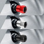 Set 4 Cappucci Valvole Esagonali in Metallo per Auto