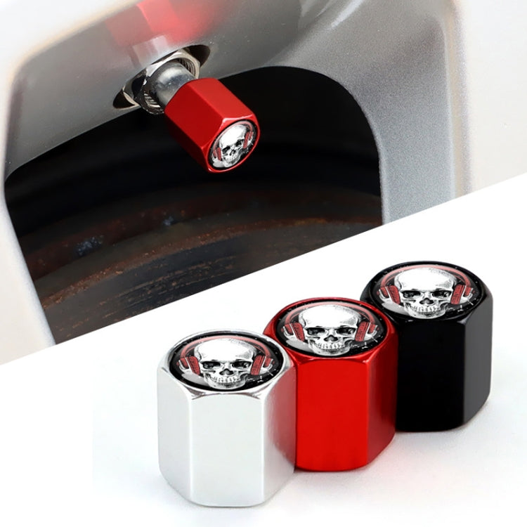 Set 4 coprivalvole in metallo per auto universale