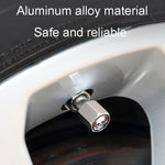 Set 4 coprivalvole in metallo per auto universale