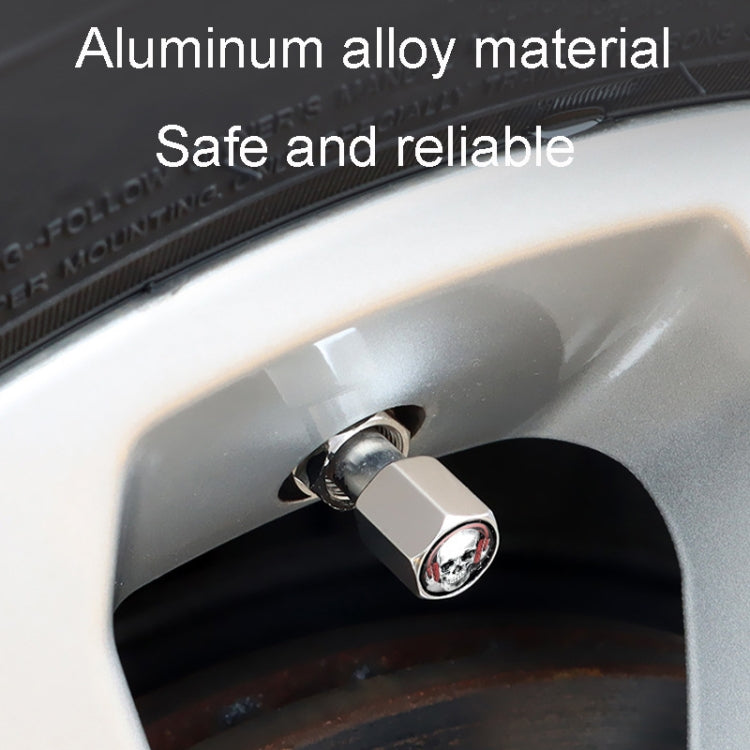 Set 4 coprivalvole in metallo per auto universale