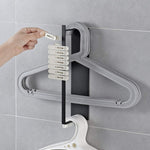Scaffale appendiabiti in metallo montato a parete