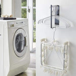 Scaffale appendiabiti in metallo montato a parete