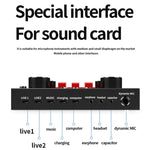 Microfono condensatore BM800 con scheda audio V8S