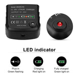 Caricabatterie rapido 20V per batterie al litio utensili