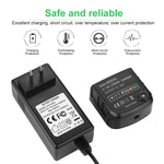 Caricabatterie rapido 20V per batterie al litio utensili