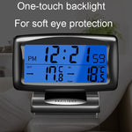 Orologio auto LCD con doppio termometro interno ed esterno