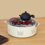 Griglia a carbone in acciaio inox per barbecue 29 cm