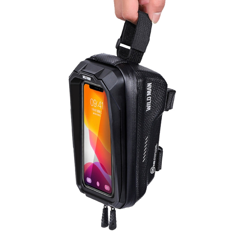 Borsa ciclismo con touch screen e guscio rigido in EVA 1,2L