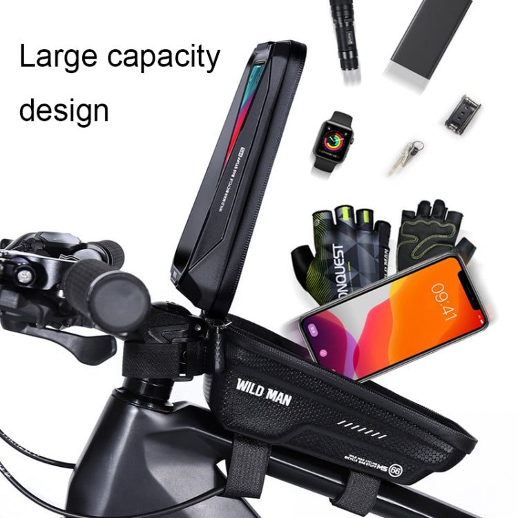 Borsa ciclismo con touch screen e guscio rigido in EVA 1,2L