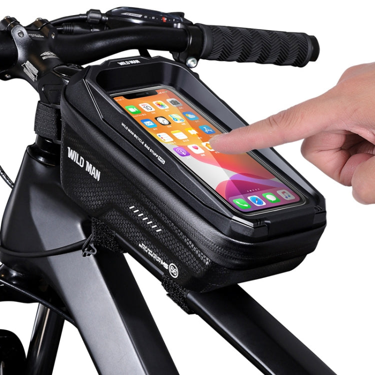 Borsa ciclismo con touch screen e guscio rigido in EVA 1,2L