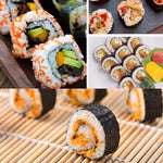 Tenda per sushi in bambù 23x22 cm non adesiva