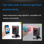 Scanner codici a barre portatile cablato compatibile PC e Android